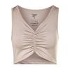 Reebok Womens/Ladies Ruched Cropped Tight Tank Top