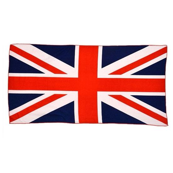 Beach Towel Super Soft Comfortable Superfine Fiber Water Absorption UK Flag Pool Towel for Home