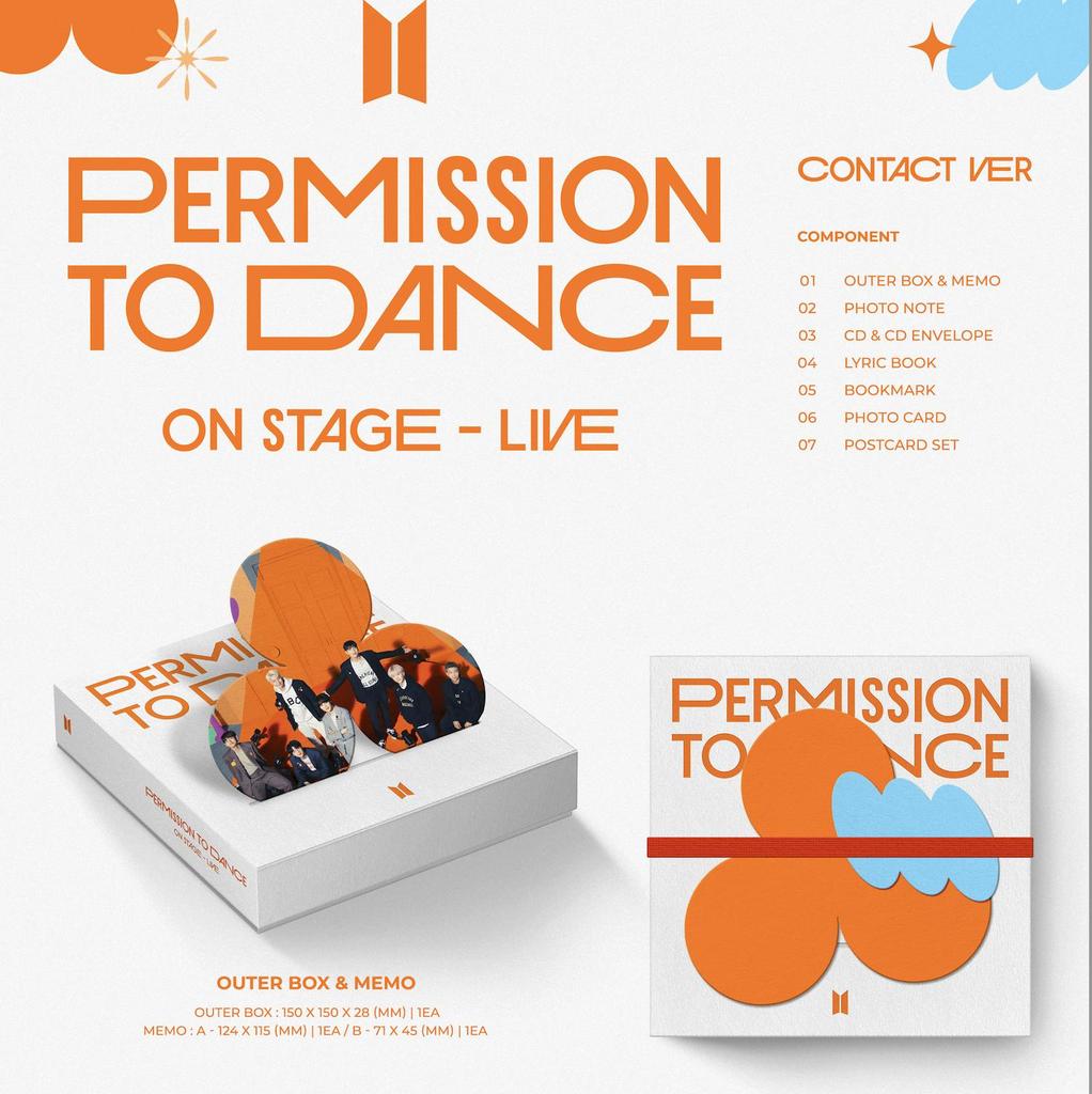 POB (Преимущество предзаказа) BTS - PERMISSION TO DANCE ON STAGE - Вживую