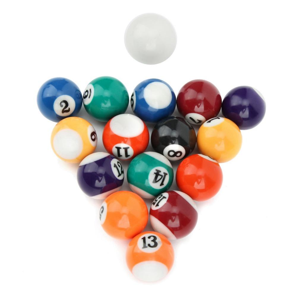 Numbered Pool Balls Set Color Coded Mini Billiard Balls Set Billiard Ball Set Pool Table