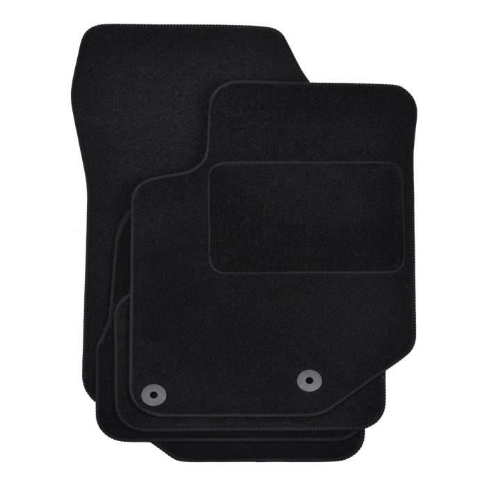 Tapis De Sol - Opel - Mokka 2 - Velours Noir - 4 Pièces - Ajustement Précis