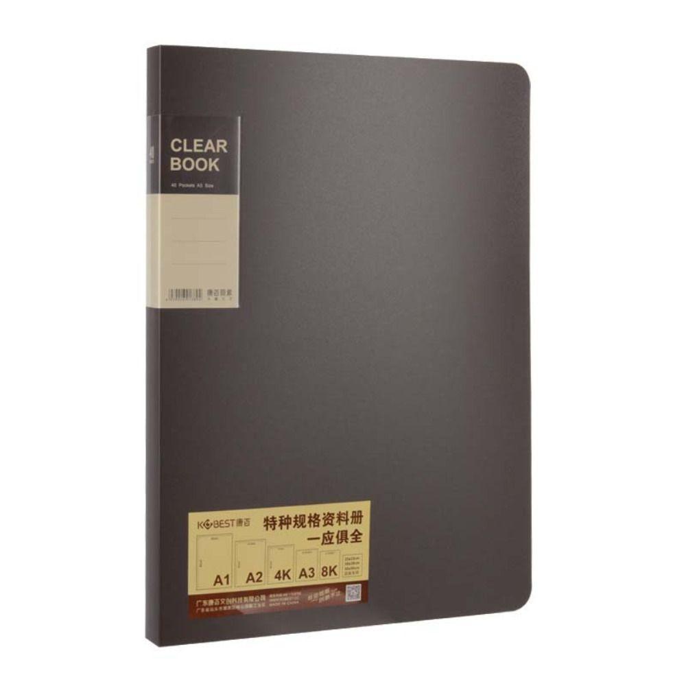 Thickened Large Portfolio Sketch Folder Light Retro Color Album Document Bag Art