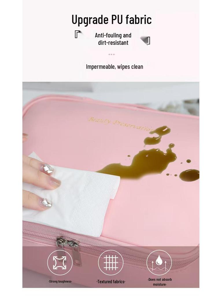 Роскошная многофункциональная косметичка – Высокая вместимость, Стильный дизайн, Свободно разделяемая, Идеально подходит для путешествий