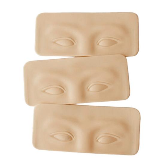 Реалистичный утолщенный, устойчивый, не тускнеющий 3D силиконовый макияж для бровей и глаз, тренировочная поставка для кожи для начинающих