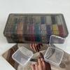 20/26Pcs Transparent Plastic Craft Storage Box Portable Multifunctional Storage Box For Jewelry Beads Diy Art Supplies