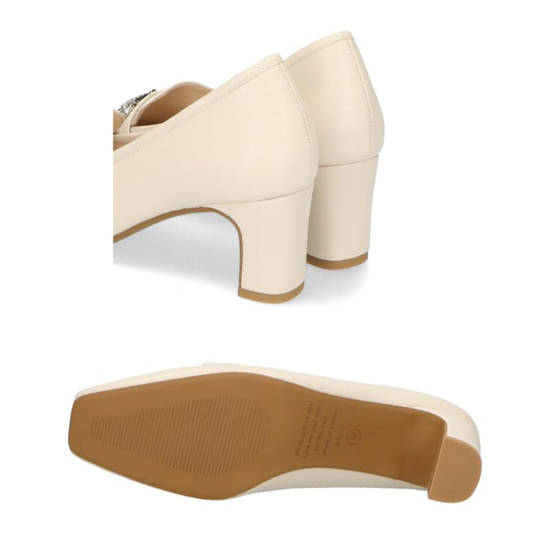 Лоферы с перемычкой 6 см большие и маленькие для работы в офисе 41304 см [Oriental Traffic] женские, лоферы, туфли-лодочки, стразы, женственные, каблук, размеры, обувь, повседневные,