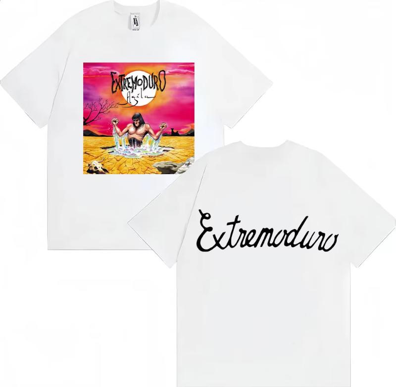2026 Summer New Polar Devil Aglia Album Pattern Tshirt Summer Trend Fan Enthusiast Printed Top Street Style Short Sleeve