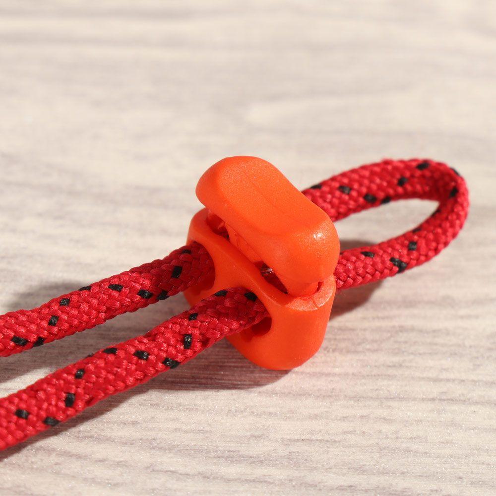 Double Hole Stopper Cord Lock Apparel Shoelace Buckle Sportswear Accessories Bean Toggle Clip