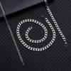 5/7/9/MM Men Punk Gothic Choker Cuban Chain Metal Collar Heavy Link Stainless Steel Necklace