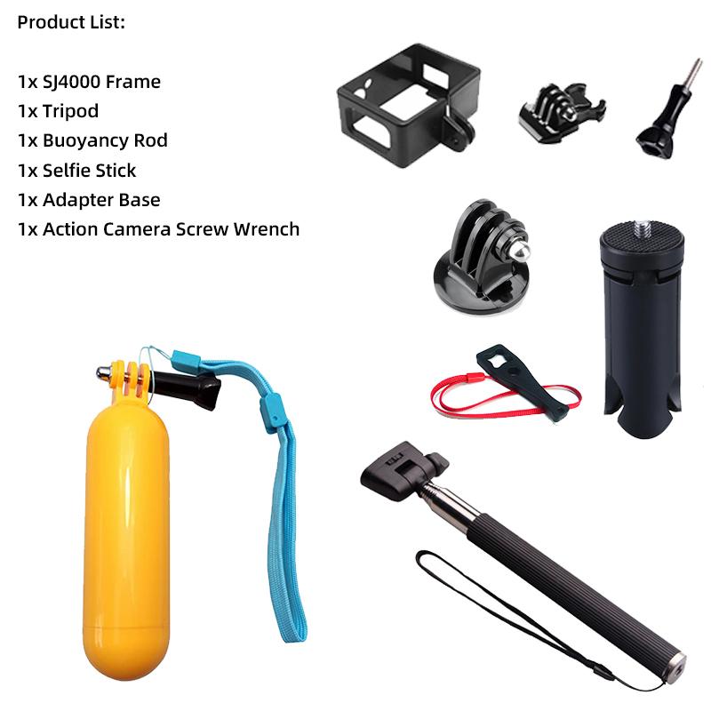 Для SJCAM SJ4000 Рама Штатив Селфи Палка Плавающая Палка Костюм Для SJCAM SJ4000 SJ4000 WIFI SJCAM SJ4000AIR Экшн Камера