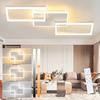Plafonnier LED - NETTLIFE - 80 Cm - 63 W - Dimmable - Métal Blanc 3000K
