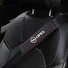 2pcs Car Seat Belt Shoulder Pads Leather Decoration For opel insignia astra j h g corsa d zafira b QA5