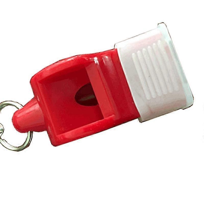 50 Pcs Non-Nuclear Professional Referee Whistle Fox Whistle Plastic Life-Saving Whistle for Game