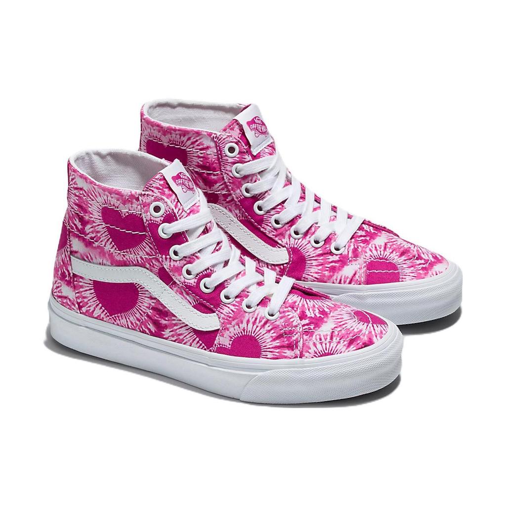 Vans Sk8-Hi Tapered Tie Dye Hearts Кроссовки унисекс Розовая фуксия VN0A5KRUVDH