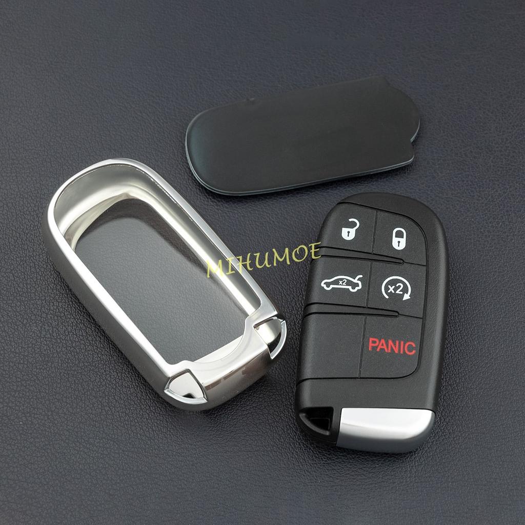 Автомобильный брелок для ключей, чехол-держатель для Jeep Grand Cherokee Renegade Compass Dodge Charger Challenger Durango Journey Fiat