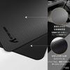 ATTACK SHARK Gaming Mouse Pad True Carbon Fiber Mouse Pad for Gaming Carbon Precision Reinforced Edge Cloth Comfortable Waterproof and Sweat