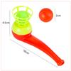 6-10pcs Colorful Plastic Tube Blow Ball - Children's Puzzle Classic Magic Floating Toys Baby Balance Training Game