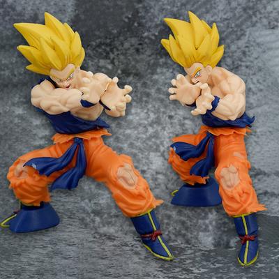 Фигурка Аниме Сон Гоку из Dragon Ball Z, Повреждения в бою, Ударная волна, Статуэтка из Манги, ПВХ Фигурка Действия, Коллекционная Модель, Кукла, Игрушка