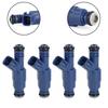 4pcs Fuel Injectors 0280156193 Fit For Mazda 3 04-05 5 06-07 6 2003-2005 I4 2.3L Car Accessories