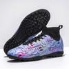 Fashion Men's Football Shoes Training Football Boots Non-slip Game Training Student Shoes Large Size Recreational Sports Men