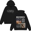 Хип-хоп исполнитель RELS B Skinny Flakk Новый альбом Звезда Мерч Худи Мужская Женская Одежда Мода Хип-Хоп Свитшоты Лонгсливы