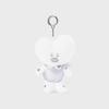 Брелок для ключей в виде куклы BT21 TATA Silver Edition