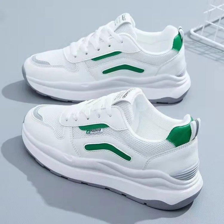 Daddy Shoes женские весенние новые поступления резиновые мягкие кроссовки женские туфли однотонные увеличивающие рост для отдыха и спорта Cortez