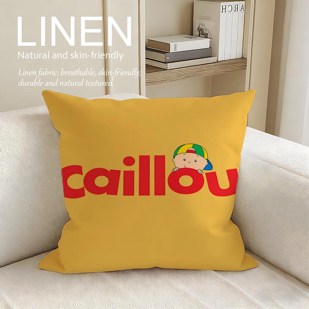 Kids Caillou Cushion Cover Pillowcase Set Pcs x x Breathable Washable Sofa Cushion Cover