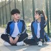 Унисекс Спортивный костюм Весна & Осень 2021: Повседневная и школьная форма для бега для молодежи с принтом