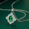 Sace Gems Классический роскошный циркон для женщин кулон ожерелье ювелирные изделия свадебное обещание вечерние подарок