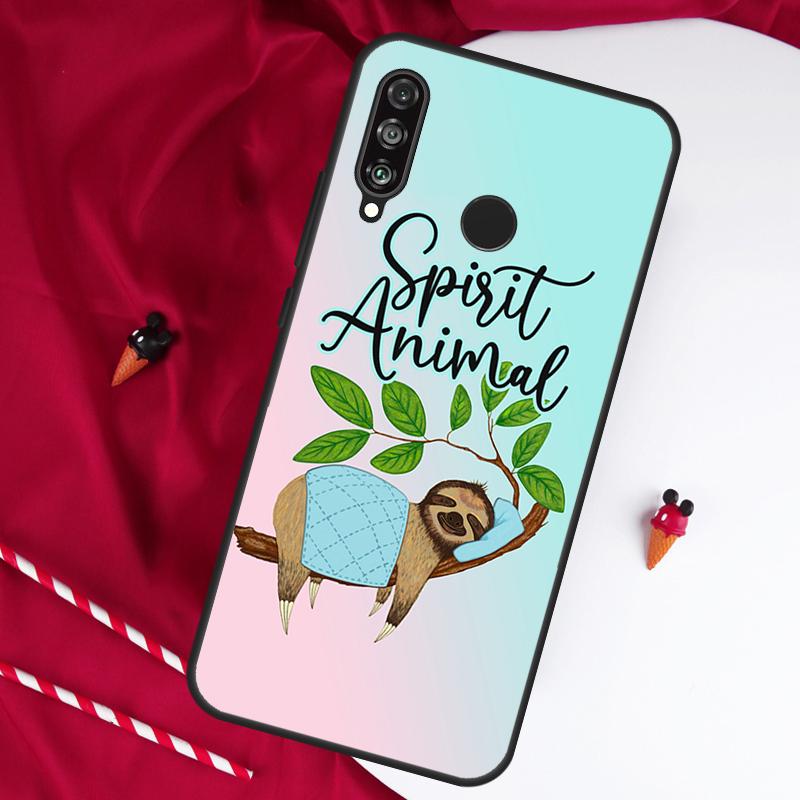 Ленивец Для Huawei Nova 12i 11i 8i 12s 9 10 SE Y90 Y60 Y70 Y72 Y61 Y91 P20 P30 P40 Lite P60 Pro Чехол