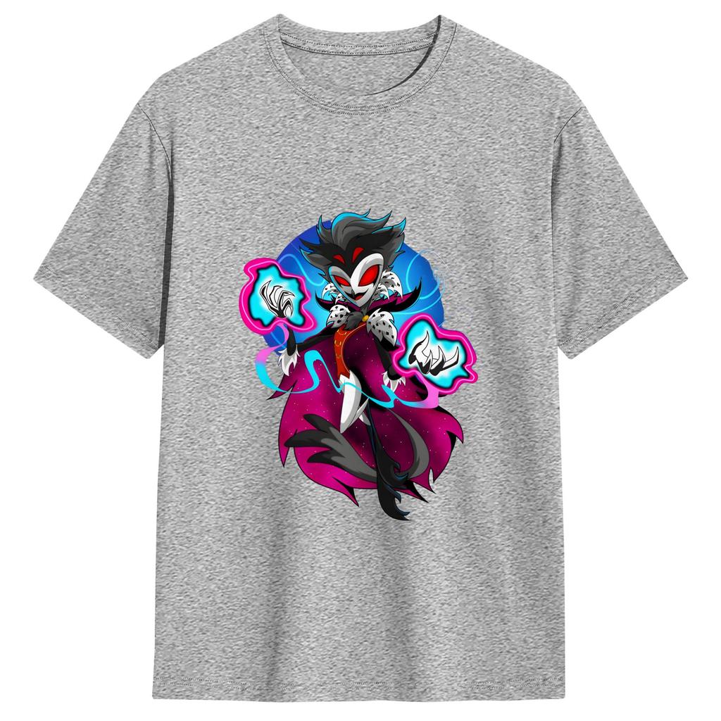Vintage Helluva Boss Tshirts Unisex Crewneck 100 Cotton T Shirts Short Sleeve Tees Printed Tops