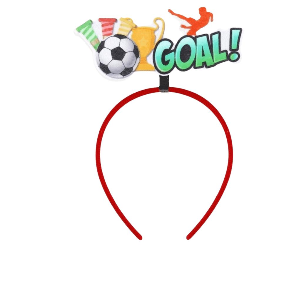 Charming Design Soccer Fan Headband Plastic Party Decoration Headband  Photo Props