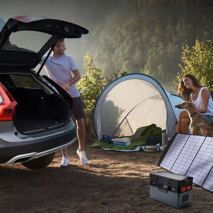 Przenośny Panel Solarny Solar 100W Allpowers Awaryjne Zasilanie Słoneczne