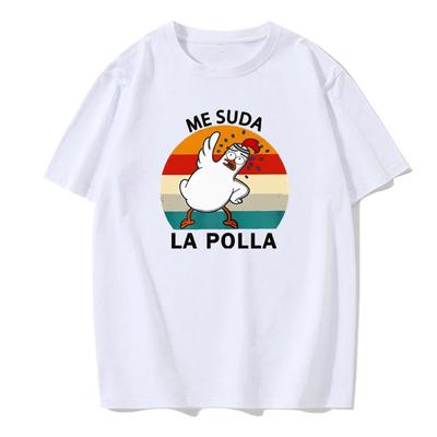 Футболка I Sweat My Cocks с надписями на испанском языке, забавными шутками, с коротким рукавом, хлопковая, женская, унисекс, летняя, с круглым вырезом, футболка Chicken Farm Lover