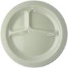 Unbreakable Light Lunch Plate, 21.7 X 2.6 Cm, Gray, Dishwasher and Microwave Safe, Made In Japan, 1714GR