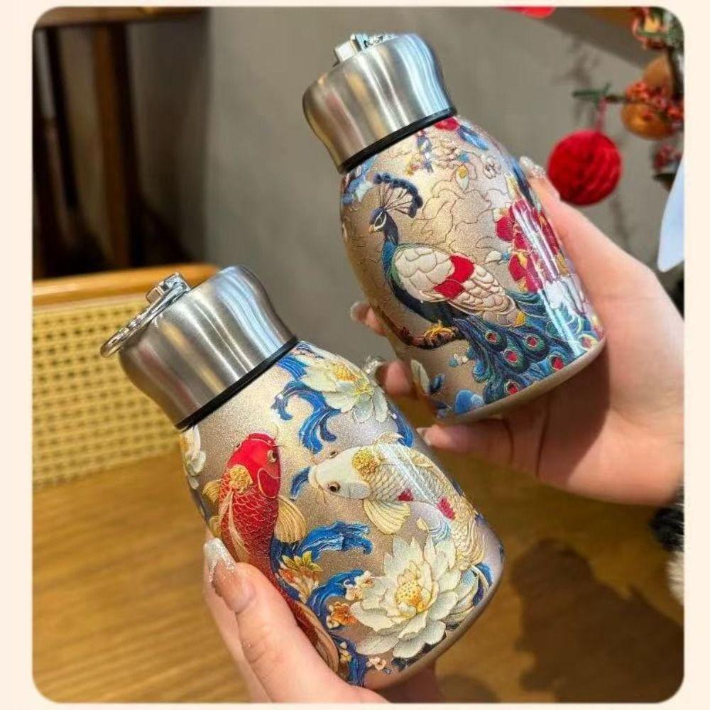 316 Stainless Steel Insulated Cup 300ml Slim Insulated Thermal Water Bottle  Sports