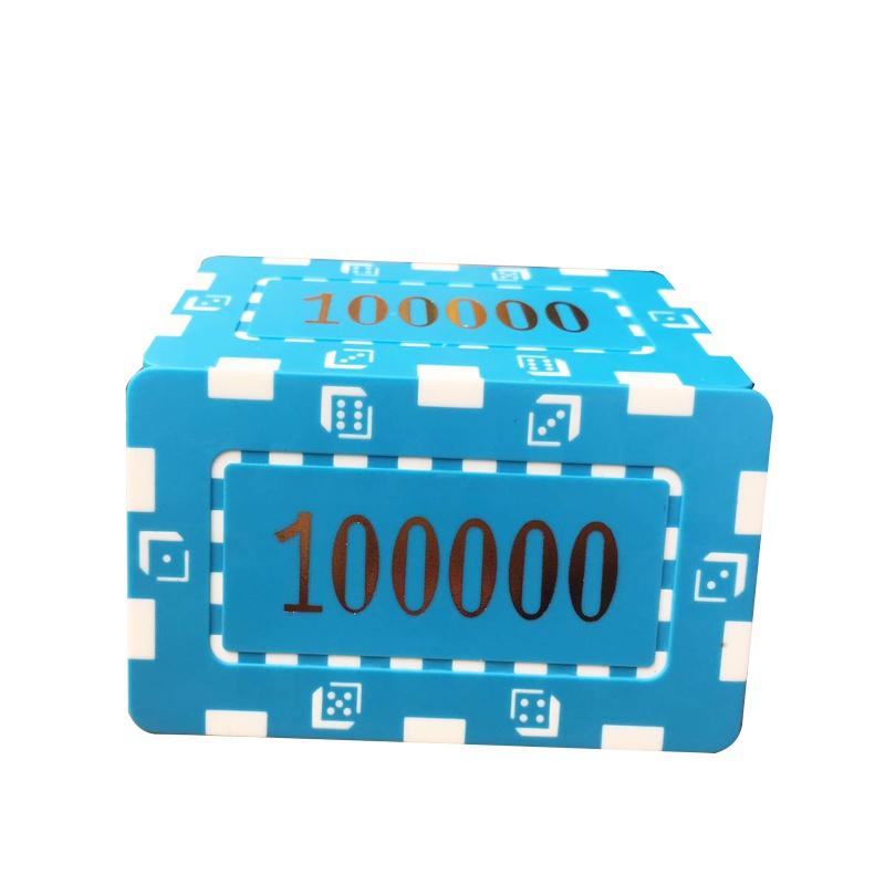 10 шт./лот глиняные фишки для покера Лас-Вегаса, набор 14 г, фишки для казино, карты для покера, развлечения, долларовые монеты, карточная игра, Лас-Вегас