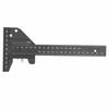 BIKING Carpentry Marking Ruler, Woodworking Ruler, Aluminum Alloy T-Type Scriber, Carpentry Measurement Marking Gauge Tool, Black