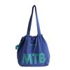 Light Weight Letter Shoulder Bag Nylon Tote Bags Simple Drawstring Bags  Ladies