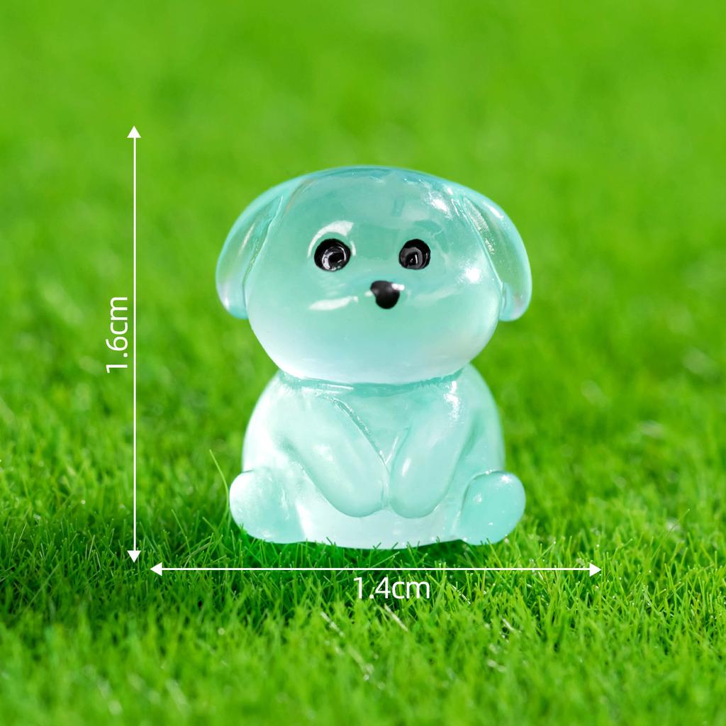 Micro-landscape Cute Glow-in-the-dark Dog Duckling Animal Decoration Diy Phone Case Refrigerator Sticker Accessories Desktop Decoration