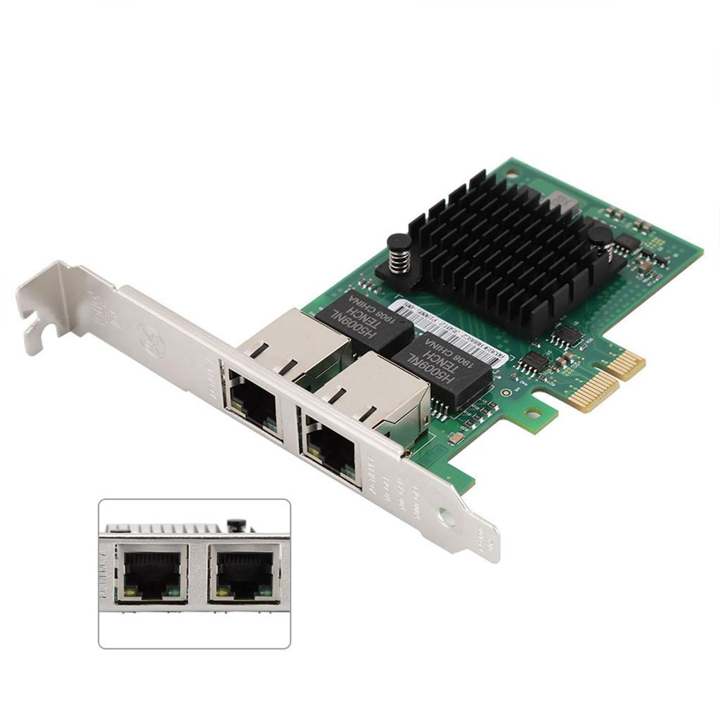 I350T2M PCIE Dual Port For Intel I350AM2 Chip Processor Gigabit Network Card