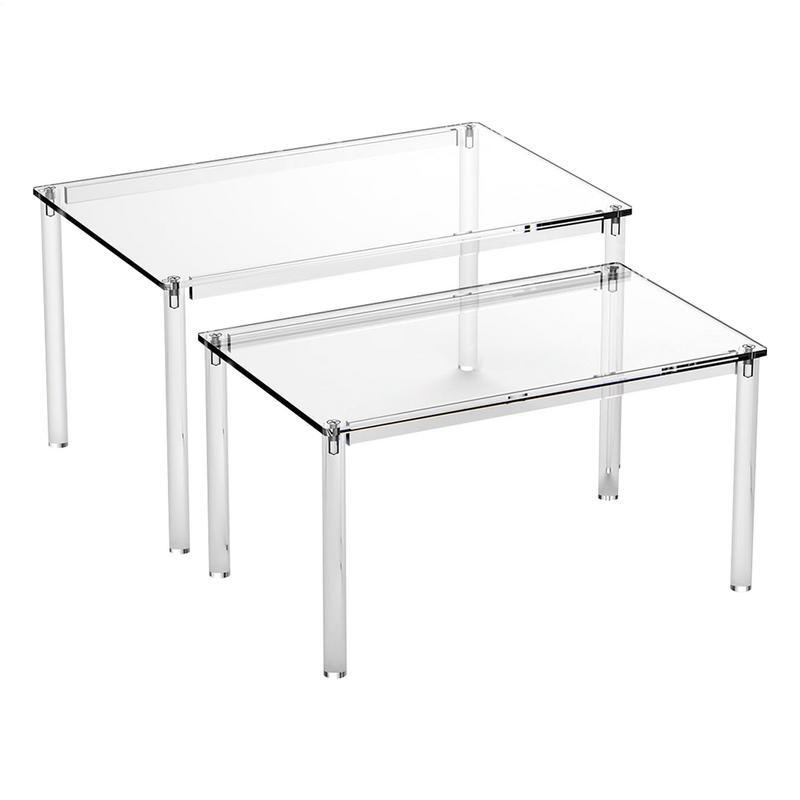 Kitchen Cabinet Organizer Acrylic Organizers Kitchen Space-Saving Storage Rack for Counter Desk Bathroom Coffee Station Craft