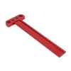 T Type Square Ruler Woodworking Aluminum Alloy Scriber Measuring Carpentry Marking Tool(T 260)