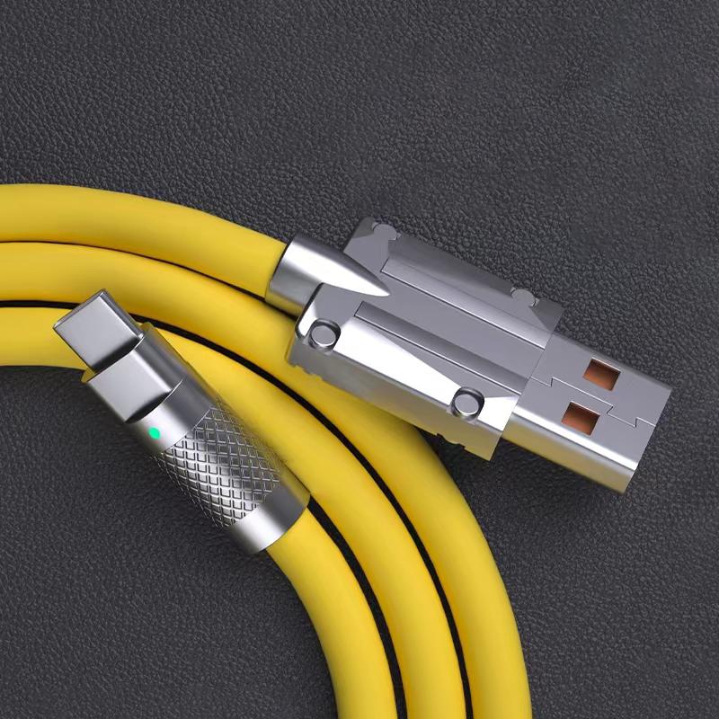 120 Вт, 6 А, сверхбыстрая зарядка, жидкостный силиконовый кабель типа C, USB-кабель для быстрой зарядки для Huawei Mate 50, USB-кабели для зарядного устройства для iPhone 14, шнур для зарядки данных