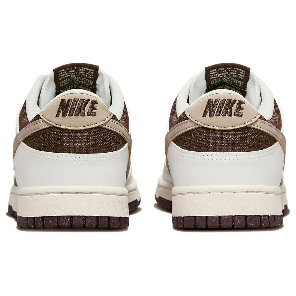 Nike Dunk Low Next Nature Summit Белые коричневые кеды унисекс в стиле барокко Phantom Khaki HF4292-100
