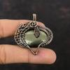 Pyrite Pendant Copper Wire Wrapped Jewelry Gemstone Pendant Handmade Jewelry Copper Wire Wrap Pendant Unique Design Jewelry Gift For Friend