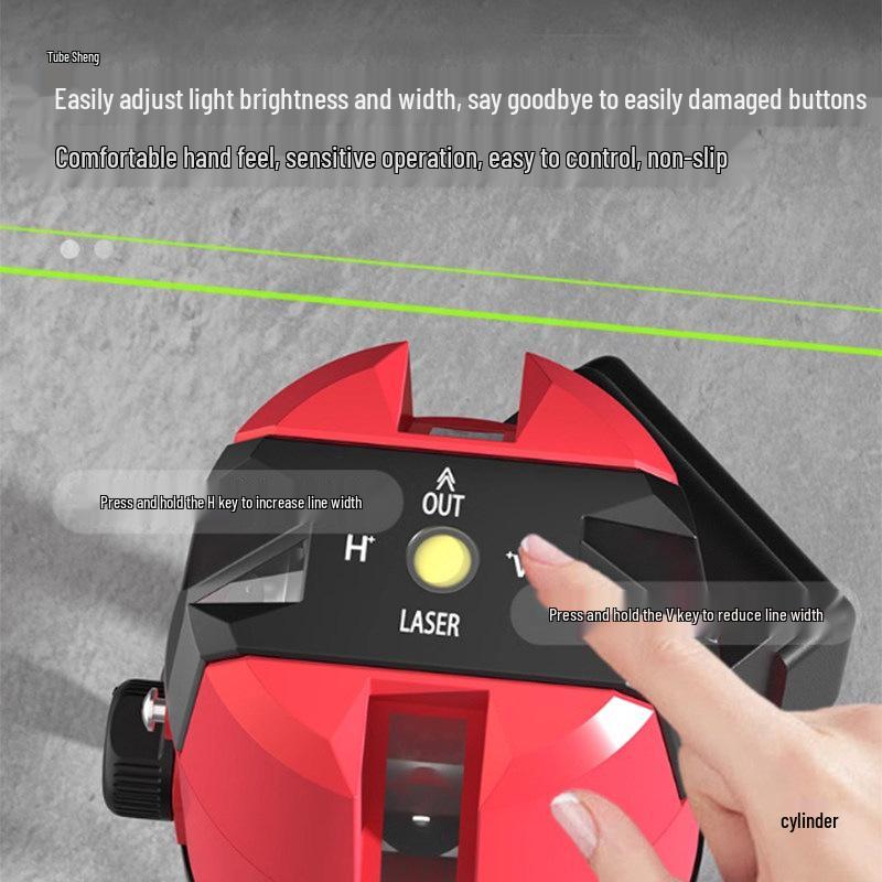 High-Precision Automatic Leveling Red Infrared Level for Sunlight Use
