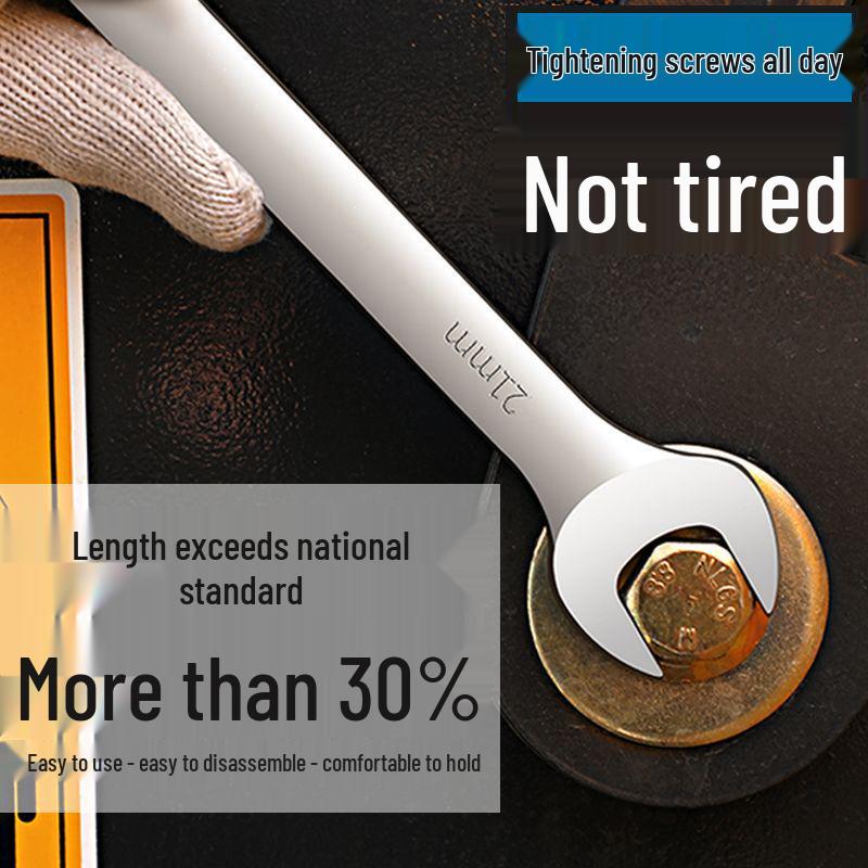 Набор регулируемых трещоточных и рожковых ключей