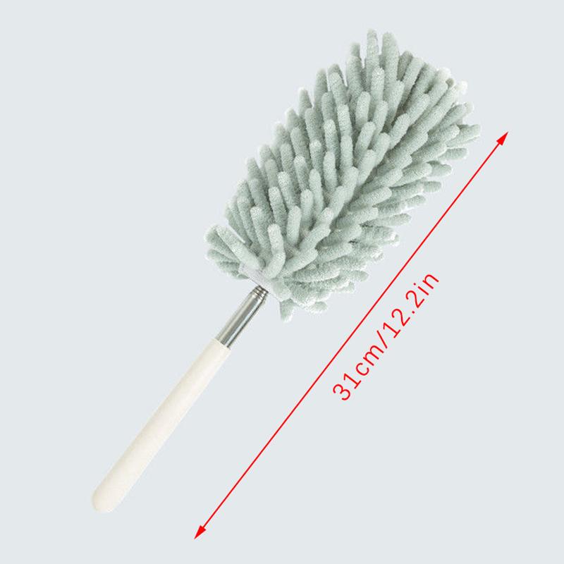 80 см телескопическая тряпка из микрофибры с удлинителем из нержавеющей стали для уборки бытовой пыли для потолочных вентиляторов